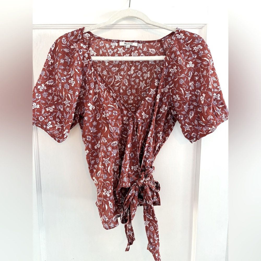 Madewell Wrap Top
